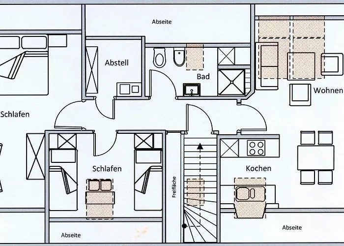 Schoene Ferien شقة